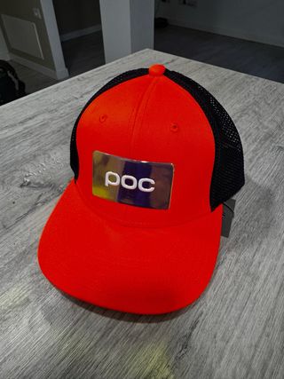 Gorra POC Naranja y Azul marino