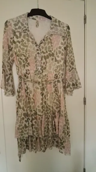 Vestido estampado floral talla única