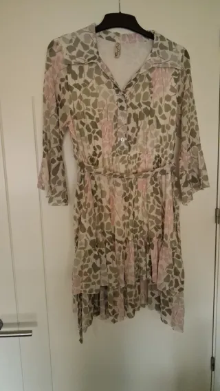 Vestido estampado floral talla única