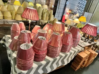 Tulipas de lámpara y decoración