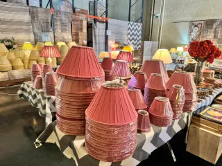 Tulipas de lámpara y decoración