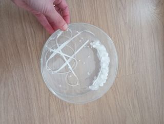 Tocado comunión niña blanco