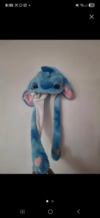 Lote Ropa Stitch: Sudadera, Peluche y Gorro