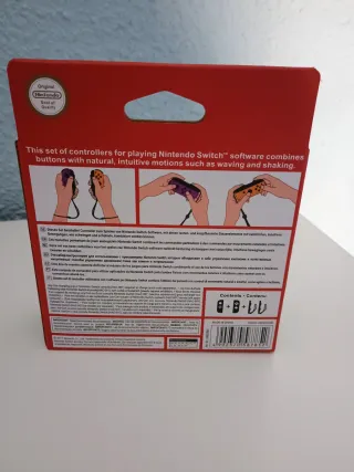 Mandos JoyCon Nintendo Switch Morado Naranja