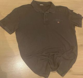 Polo Napapijri Marrón Clásico