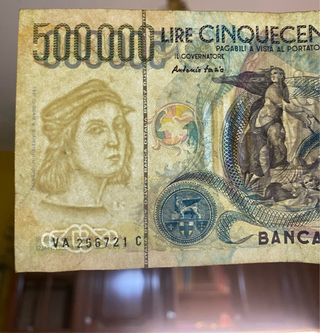 500.000 Lire Banconota Italia Raffaello