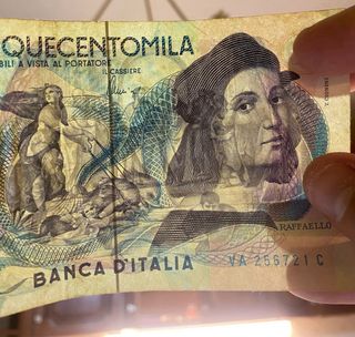 500.000 Lire Banconota Italia Raffaello