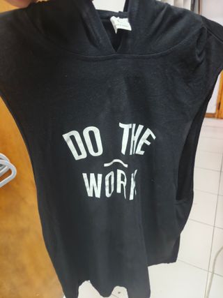 Camiseta sin mangas con capucha DO THE WORK Talla