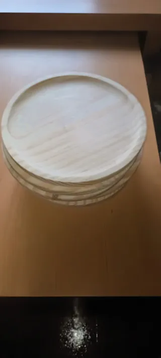 Set de 5 Platos de Madera