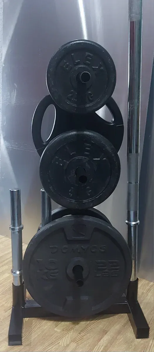 Rack para discos y barras