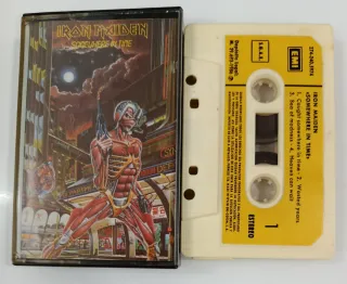 Iron Maiden Somewhere In Time Cassette Cinta