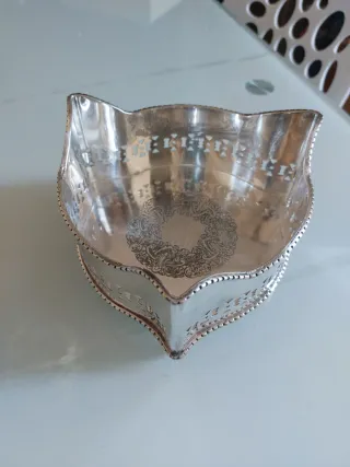 Centrotavola svuotatasche Old Sheffield Plate