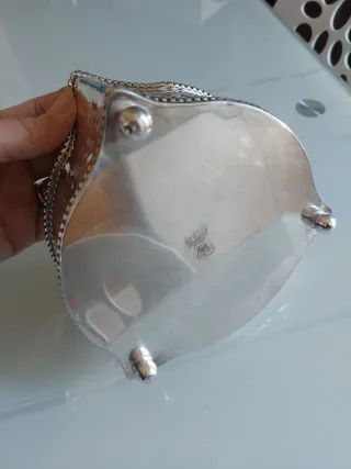 Centrotavola svuotatasche Old Sheffield Plate