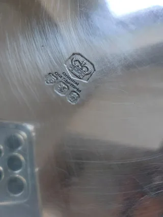 Centrotavola svuotatasche Old Sheffield Plate