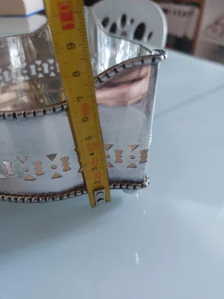 Centrotavola svuotatasche Old Sheffield Plate