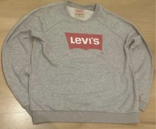 Sudadera Levi's Logo Batwing Gris