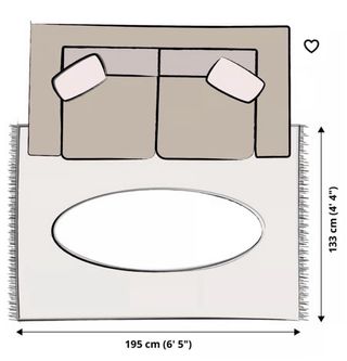 Alfombra grande Stoense Ikea Beige