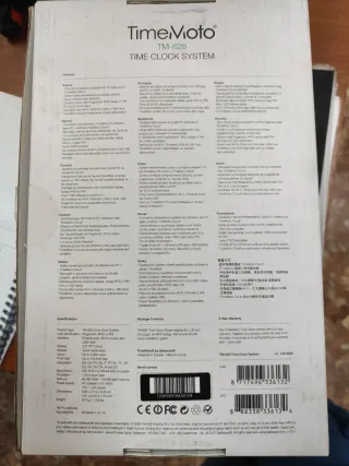 Registro horario TimeMoto TM-828 fichaje