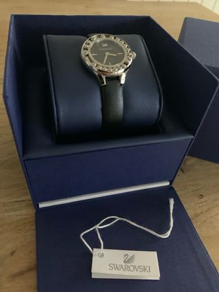 Reloj Swarovski Mujer Negro/Plata