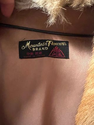 Abrigo de piel de zorro