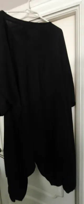 Blusón negro talla única