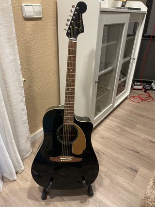 Guitarra Electroacústica Fender Negra