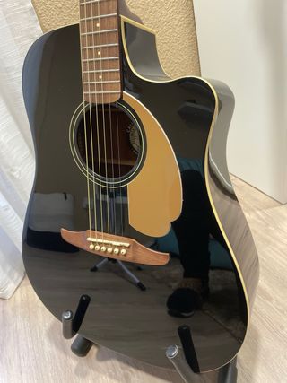 Guitarra Electroacústica Fender Negra