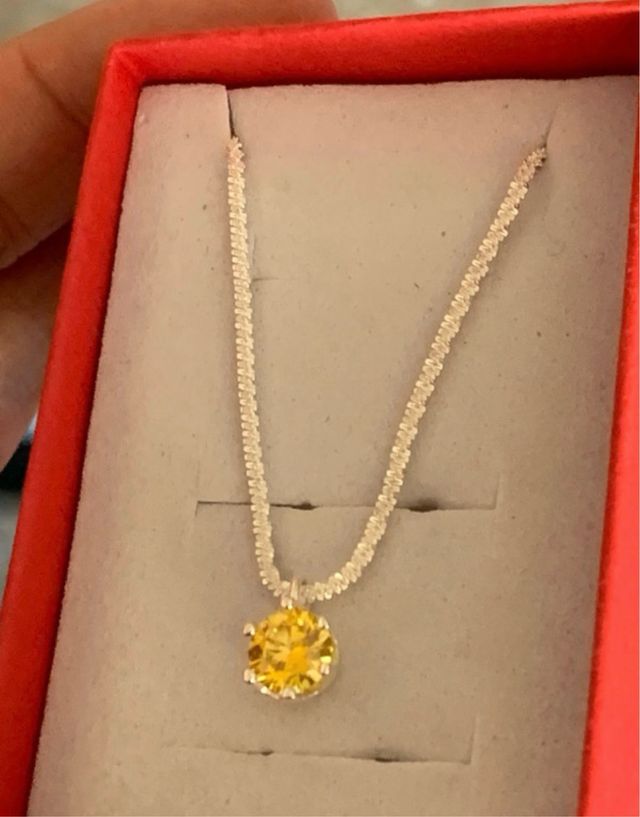 Collar Plata Citrino