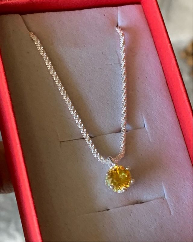Collar Plata Citrino
