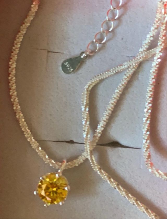 Collar Plata Citrino