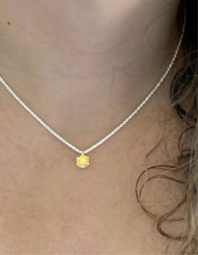 Collar Plata Citrino