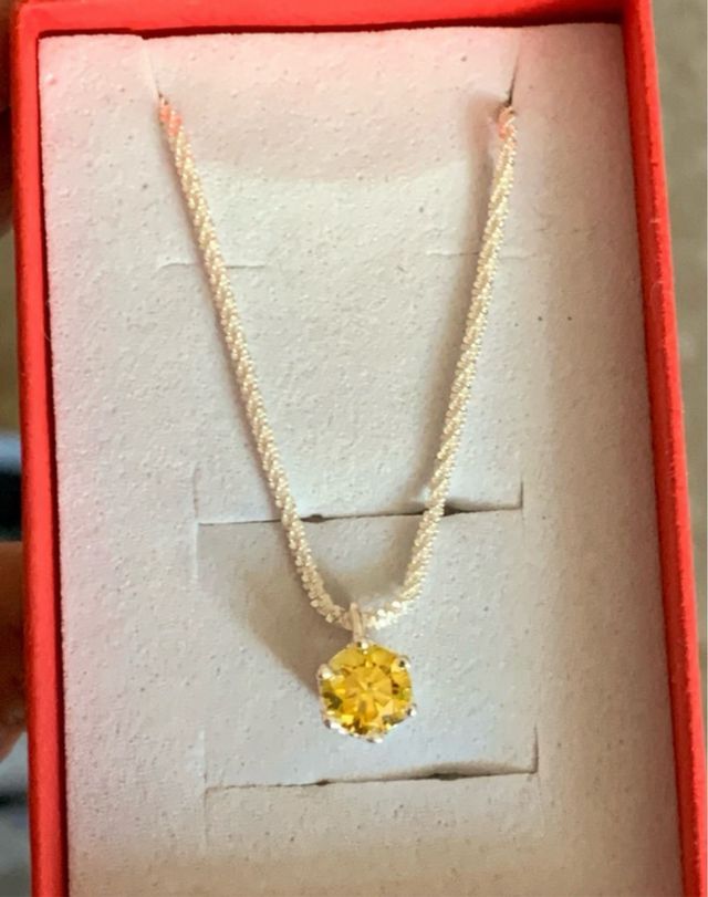 Collar Plata Citrino