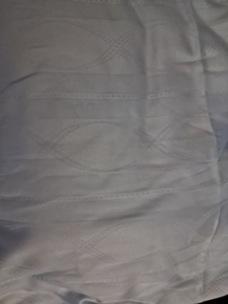 Copripiumino celeste in tessuto