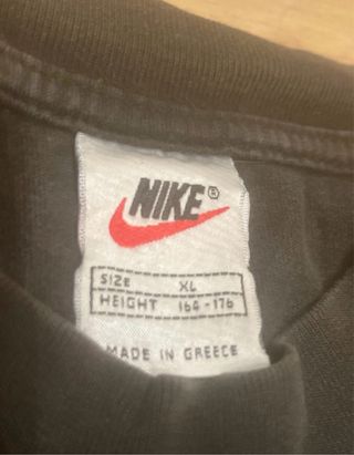 Camiseta Nike Negra Vintage