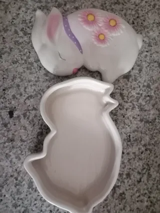 Scatola portabiscotti coniglietto