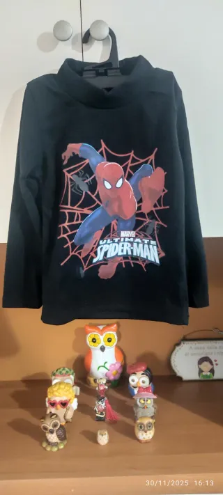 Felpa Spiderman Bimbo Marvel