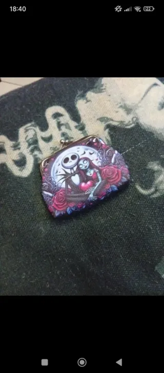 Monedero Jack y Sally Pesadilla Antes de Navidad