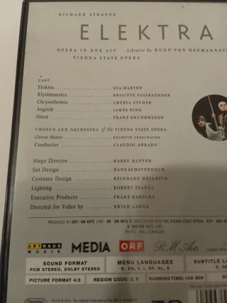 DVD Elektra Richard Strauss Opera