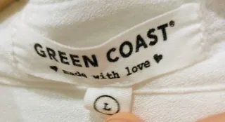 Camisa blanca GREEN COAST Talla L