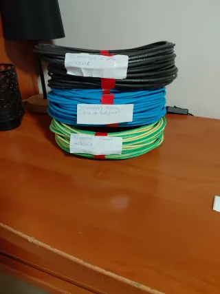 30 metros de cable eléctrico 6mm