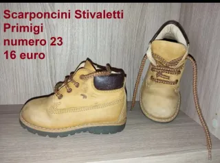 Scarponcini, stivaletti, anfibi Primigi, numero 23