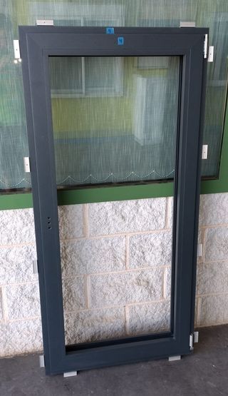 Ventana oscilobatiente 1 hoja, gris 7016 ¡NUEVA!
