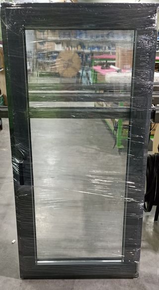 Ventana oscilobatiente 1 hoja, gris 7016 ¡NUEVA!