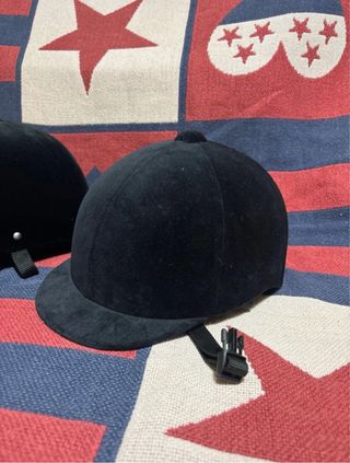 Set 2 caschi equitazione neri