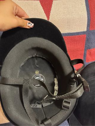 Set 2 caschi equitazione neri