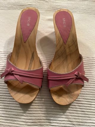 Sandalias MNG madera talla 38 A