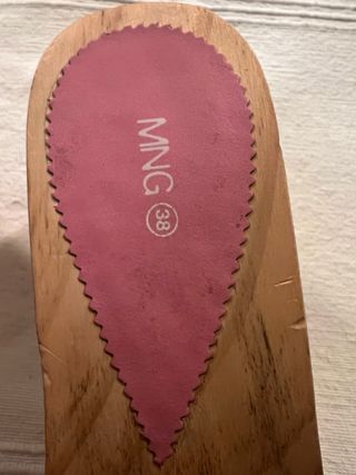 Sandalias MNG madera talla 38 A