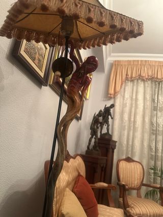 Lámpara de mesa vintage estilo chino