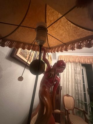 Lámpara de mesa vintage estilo chino