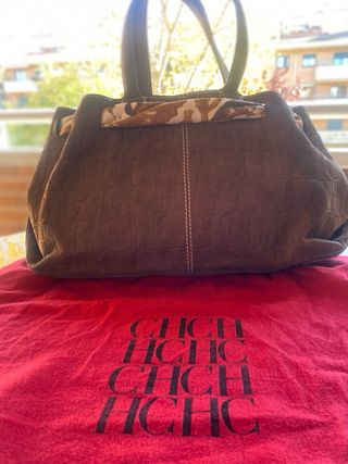 Bolso Carolina Herrera Marrón Original